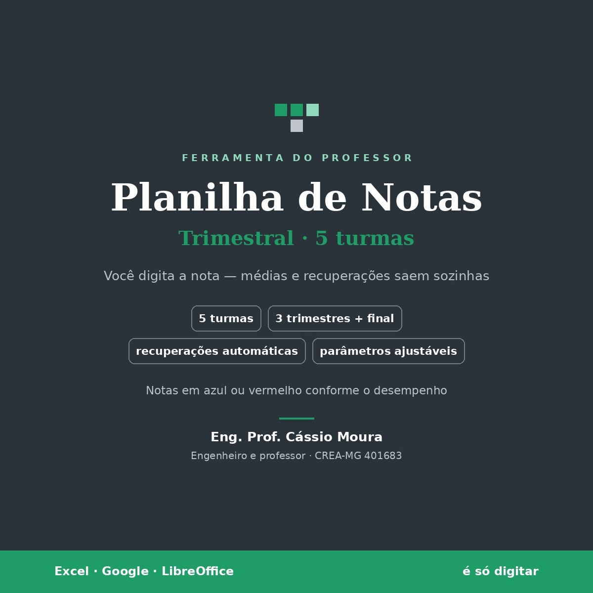 Planilha de Notas